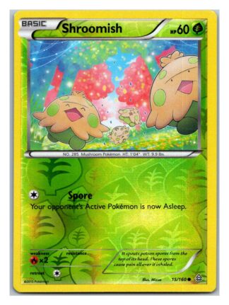 Shroomish 15/160 Primal Clash (Reverse Holo) (Exc Condition)