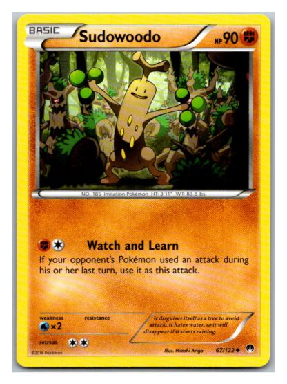 Sudowoodo 67/122 Breakpoint (Uncommon) (Exc Condition)