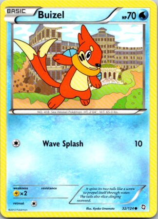 Buizel 32/124 Dragons Exalted (Common) (LP Condition)
