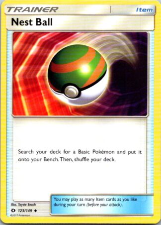 Nest Ball 123/149 Sun & Moon (Uncommon) (Exc Condition)