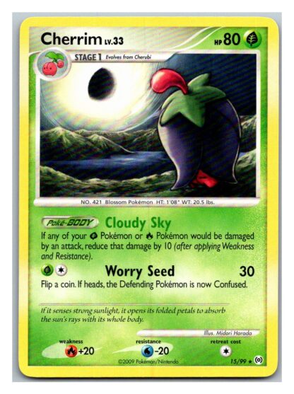 Cherrim 15/99 Arceus (Rare) (P Condition)