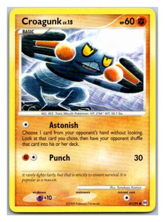 Croagunk 61/99 Arceus (Common) (LP Condition)