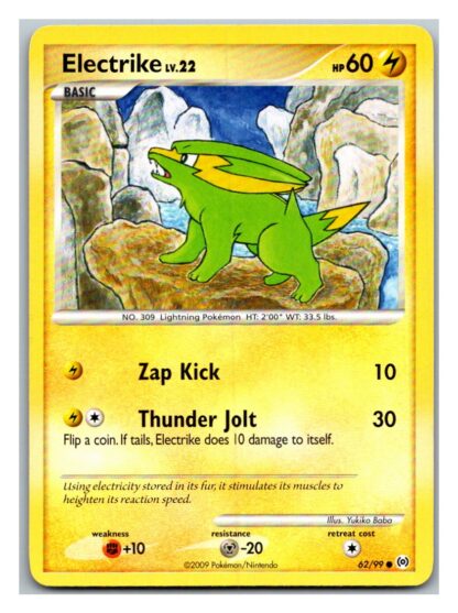 Electrike 62/99 Arceus (Common) (P Condition)