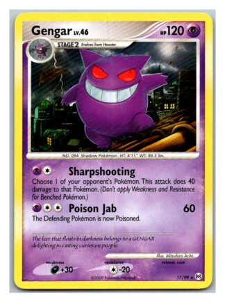 Gengar 17/99 Arceus (Rare) (LP Condition)
