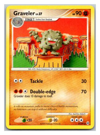 Graveler 37/99 Arceus (Uncommon) (Exc Condition)