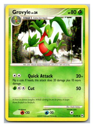 Grovyle 39/99 Arceus (Uncommon) (Exc Condition)