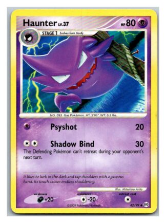 Haunter  42/99 Arceus (Uncommon) (Exc Condition)