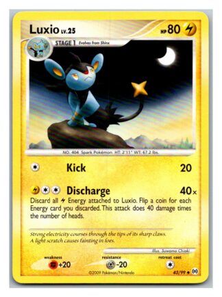 Luxio 43/99 Arceus (Uncommon) (LP Condition)