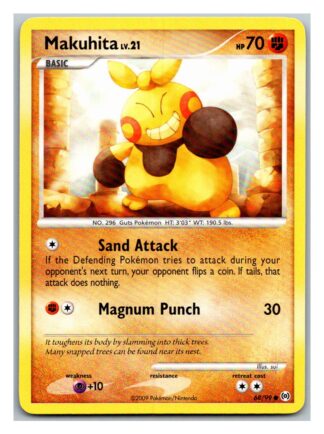 Makuhita 68/99 Arceus (Common) (LP Condition)