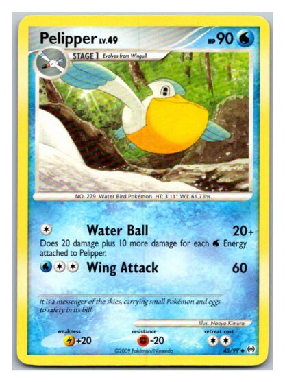 Pelipper 45/99 Arceus (Uncommon) (P Condition)