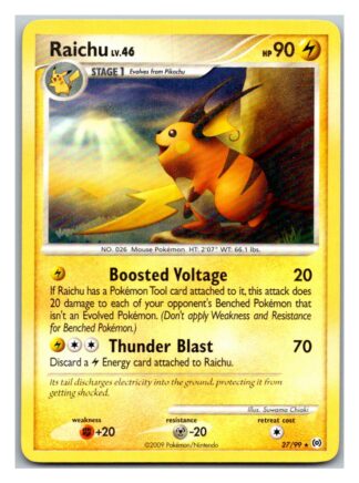 Raichu 27/99 Arceus (Rare) (LP Condition)
