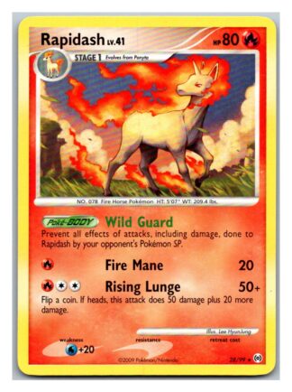 Rapidash 28/99 Arceus (Rare) (LP Condition)