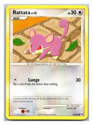 Rattata 73/99 Arceus (Common) (LP Condition)