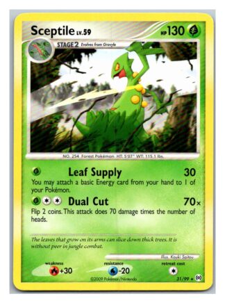 Sceptile 31/99 Arceus (Rare) (Exc Condition)