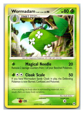 Wormadam 49/99 Arceus (Uncommon) (P Condition)