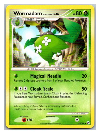 Wormadam 49/99 Arceus (Uncommon) (P Condition)