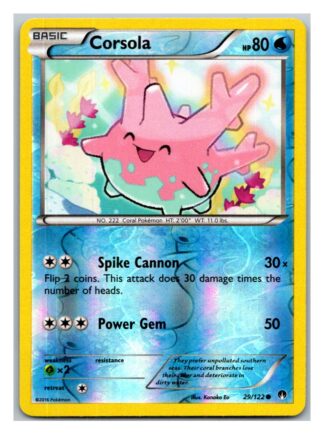 Corsola 29/122 Breakpoint (Reverse Holo) (Exc Condition)