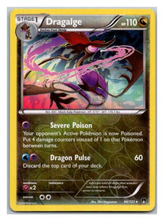 Dragalge 86/122 Breakpoint (Reverse Holo) (Exc Condition)