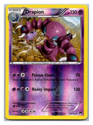 Drapion 54/122 Breakpoint (Reverse Holo) (Exc Condition)