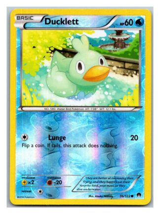 Ducklett 36/122 Breakpoint (Reverse Holo) (Exc Condition)