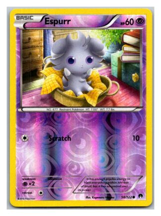 Espurr 58/122 Breakpoint (Reverse Holo) (LP Condition)