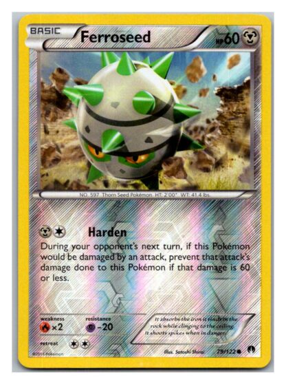 Ferroseed 79/122 Breakpoint (Reverse Holo) (Exc Condition)