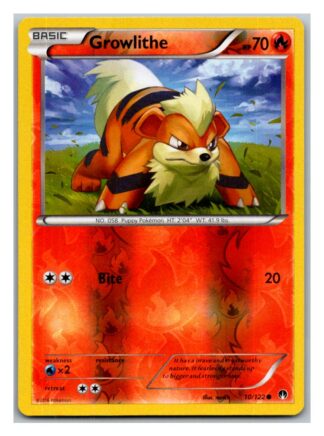 Growlithe 10/122 Breakpoint (Reverse Holo) (Exc Condition)