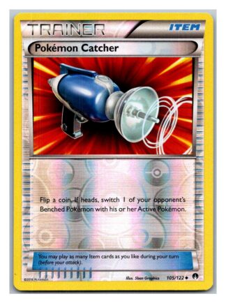 Pokemon Catcher 105/122 Breakpoint (Reverse Holo) (Exc Condition)