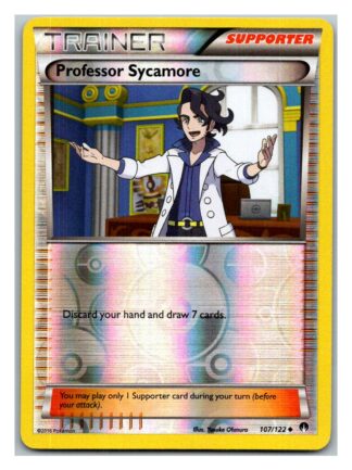 Professor Sycamore 107/122 Breakpoint (Reverse Holo) (Exc Condition)