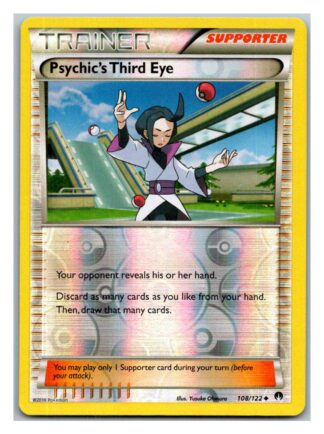 Psychic's Third Eye 108/122 Breakpoint (Reverse Holo) (Exc Condition)