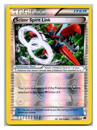 Scizor Spirit Link 111/122 Breakpoint (Reverse Holo) (Exc Condition)