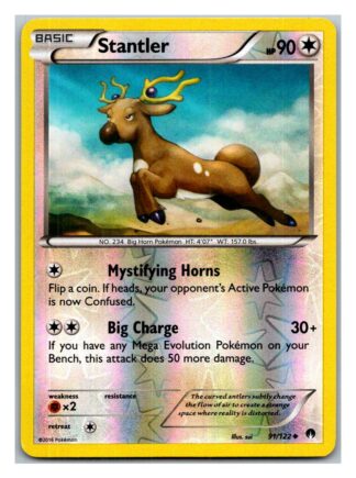 Stantler 91/122 Breakpoint (Reverse Holo) (Exc Condition)