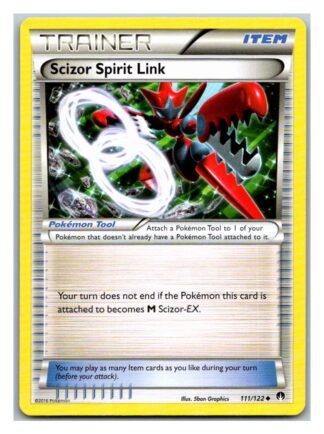 Scizor Spirit Link 111/122 Breakpoint (Uncommon) (Exc Condition)