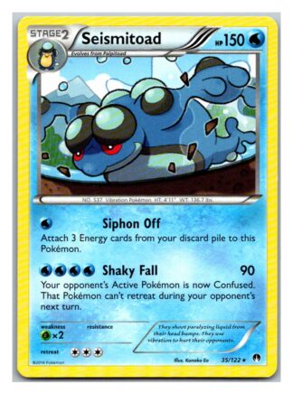 Seismitoad 35/122 Breakpoint (Rare) (Exc Condition)
