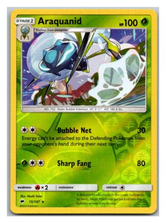 Araquanid 15/147 Burning Shadows (Reverse Holo) (Exc Condition)