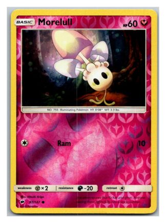 Morelull 97/147 Burning Shadows (Reverse Holo) (Exc Condition)