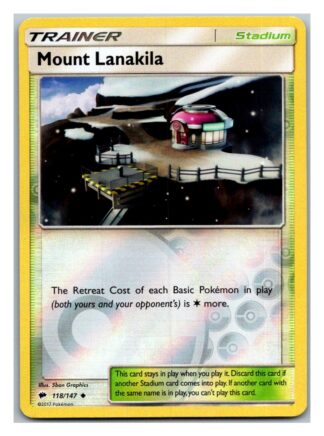 Mount Lanakila 118/147 Burning Shadows (Reverse Holo) (Exc Condition)