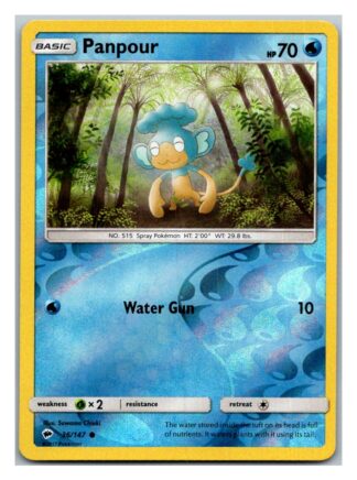 Panpour 36/147 Burning Shadows (Reverse Holo) (Exc Condition)