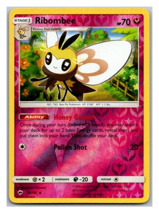 Ribombee 96/147 Burning Shadows (Reverse Holo) (Exc Condition)