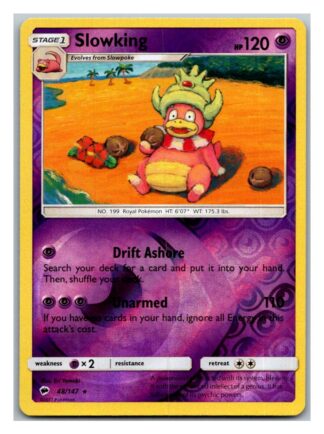 Slowking 48/147 Burning Shadows (Reverse Holo) (Exc Condition)