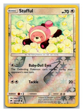 Stufful 110/147 Burning Shadows (Reverse Holo) (Exc Condition)