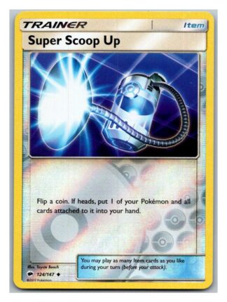 Super Scoop Up 124/147 Burning Shadows (Reverse Holo) (Exc Condition)