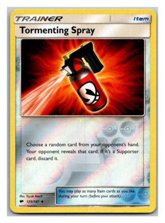 Tormenting Spray 125/147 Burning Shadows (Reverse Holo) (Exc Condition)
