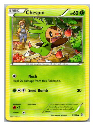 Chespin 7/162 Breakthrough (Common) (LP Condition)