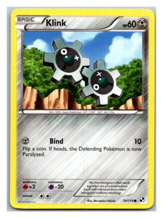 Klink 74/114 Black & White (Common) (Exc Condition)