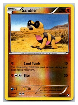 Sandile 63/114 Black & White (Reverse Holo) (LP Condition)