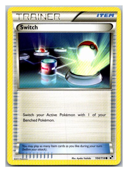Switch 104/114 Black & White (Common) (Exc Condition)
