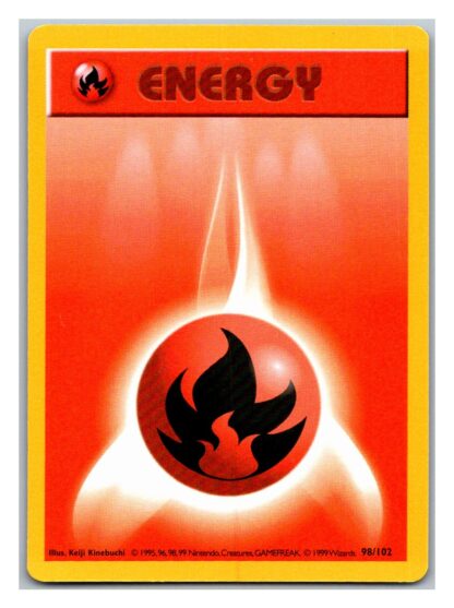 Fire Energy 98/102 Base Set (Shadowless Played Condition)