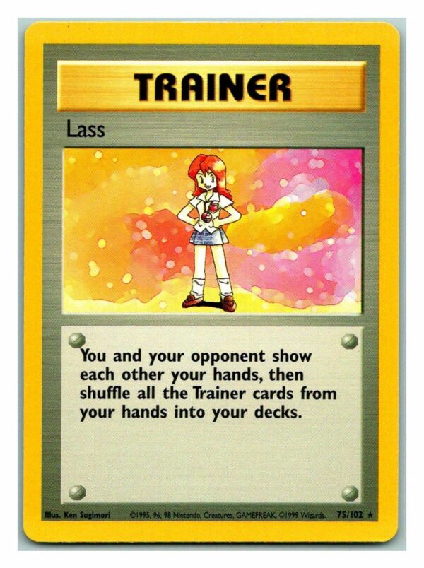 Lass 75/102 Base Set (Rare) (Unlimited Played Condition)