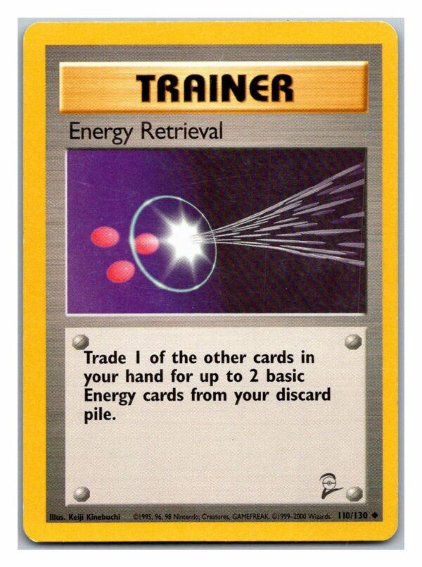 Energy Retrieval 110/130 Base Set 2 (Uncommon) (Lightly Played Condition)